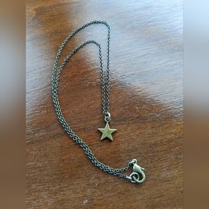 Star necklace.